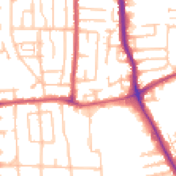 Daytime road noise heatmap for RM10 7DU