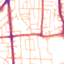 Daytime road noise heatmap for RM10 7FR