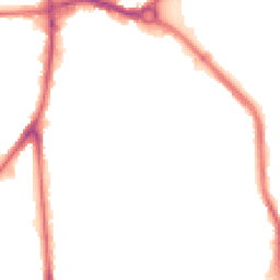 Night-time road noise heatmap for RM10 7PX