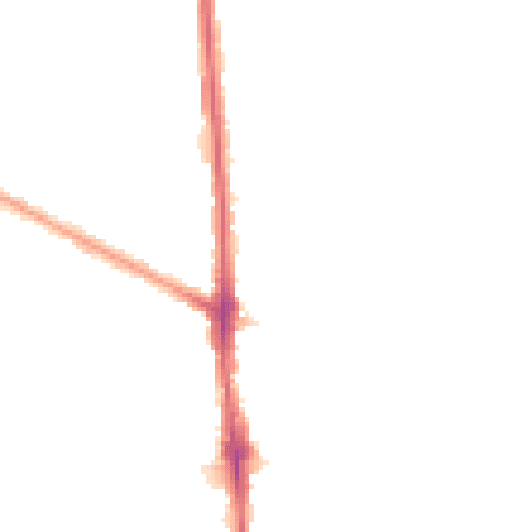 Night-time road noise heatmap for RM10 8NH