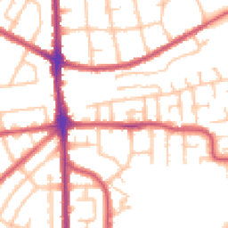 Daytime road noise heatmap for RM10 8RP