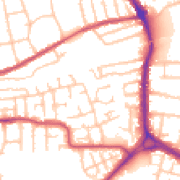 Daytime road noise heatmap for RM10 8TF