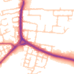 Daytime road noise heatmap for RM10 8XP