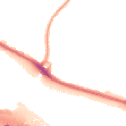 Night-time road noise heatmap for RM10 9AT