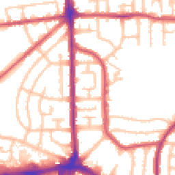Daytime road noise heatmap for RM10 9PB