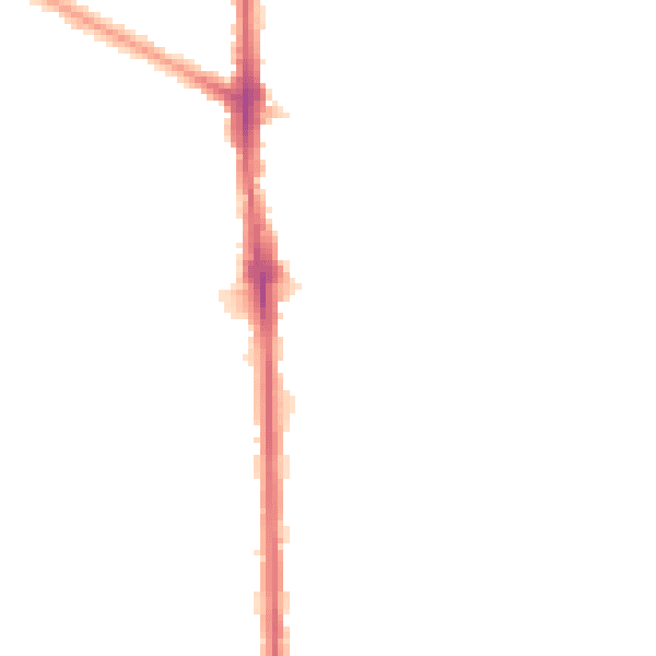 Night-time road noise heatmap for RM10 9RA