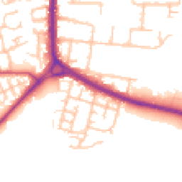 Daytime road noise heatmap for RM10 9XP