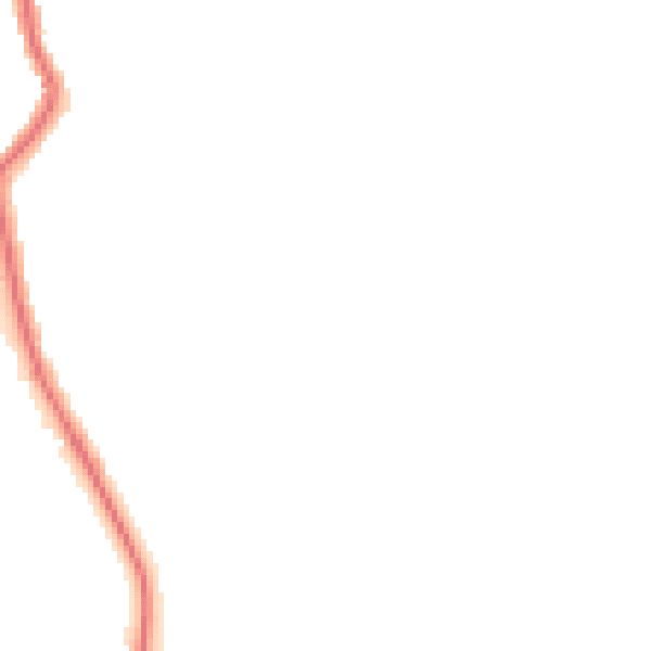 Night-time road noise heatmap for RM12 4AB