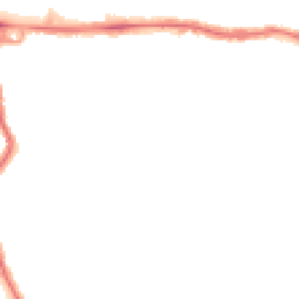 Night-time road noise heatmap for RM12 4AP