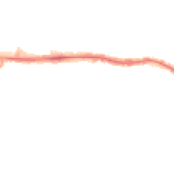 Night-time road noise heatmap for RM12 4AT