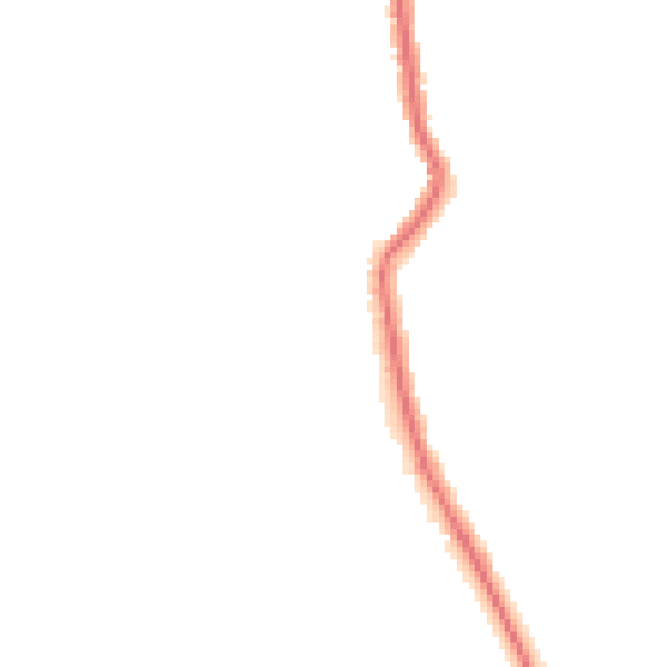 Night-time road noise heatmap for RM12 4DR