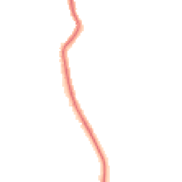 Night-time road noise heatmap for RM12 4EW