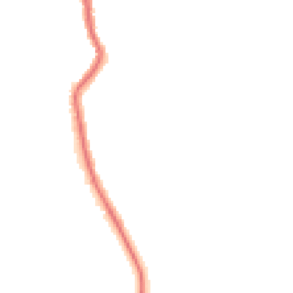 Night-time road noise heatmap for RM12 4HL
