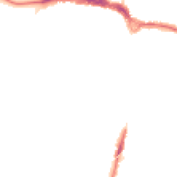 Night-time road noise heatmap for RM12 4LG