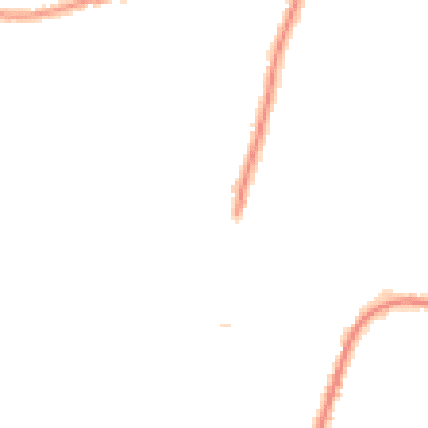 Night-time road noise heatmap for RM12 5BL