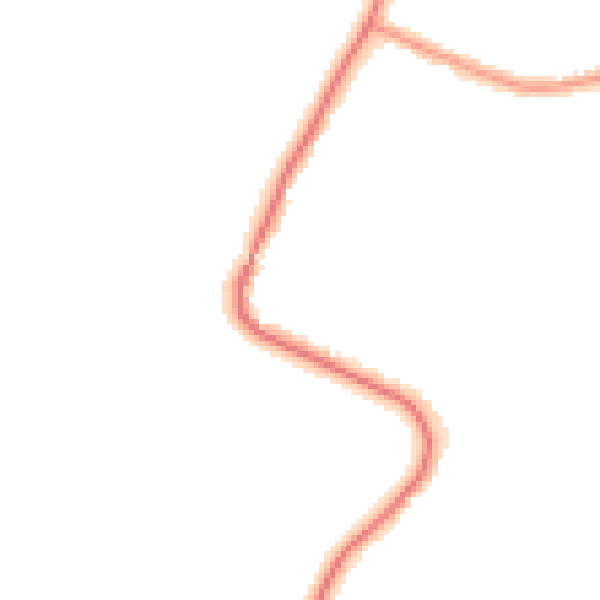 Night-time road noise heatmap for RM12 5DE