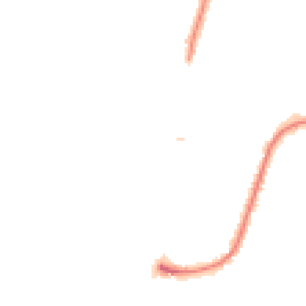 Night-time road noise heatmap for RM12 5NJ