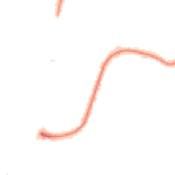 Night-time road noise heatmap for RM12 5PS