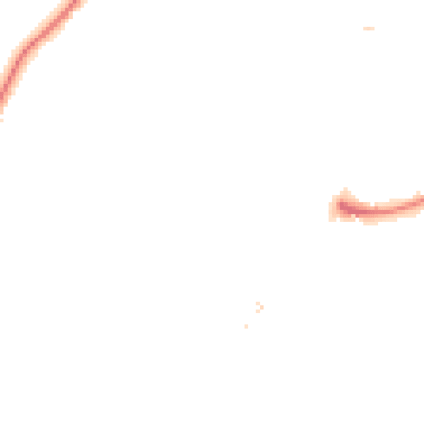 Night-time road noise heatmap for RM12 5XA