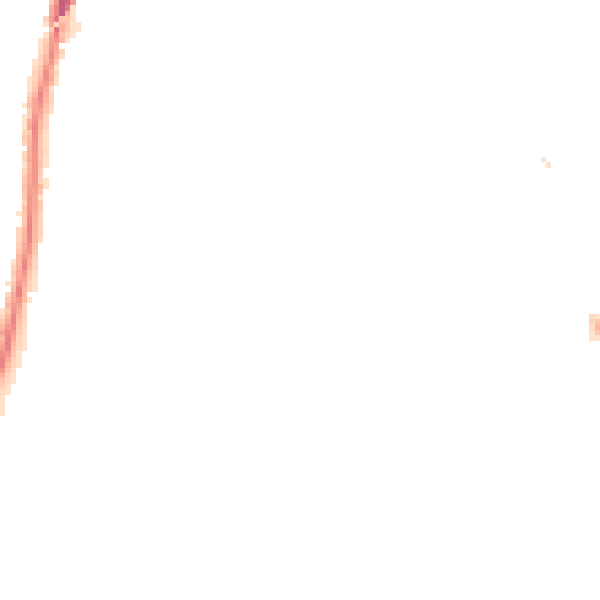 Night-time road noise heatmap for RM12 6DA