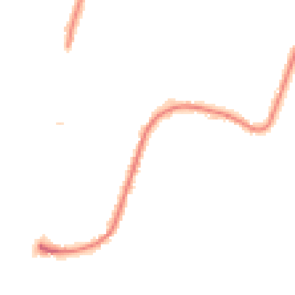 Night-time road noise heatmap for RM12 6NT