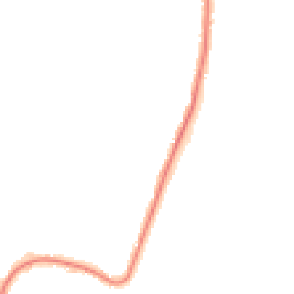 Night-time road noise heatmap for RM12 6TZ