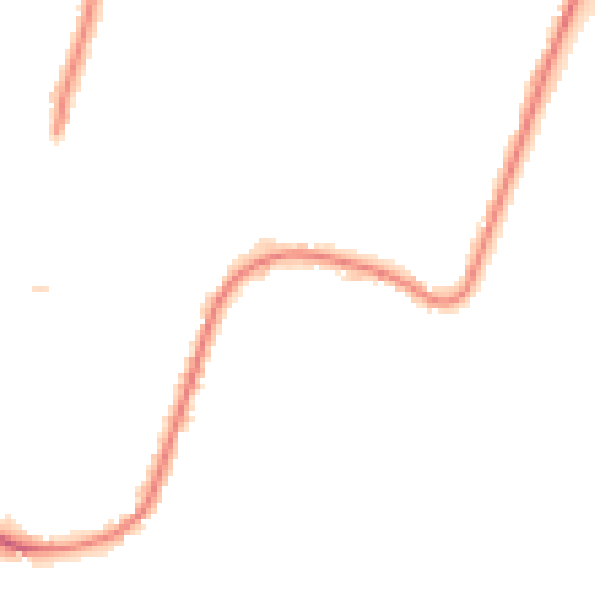 Night-time road noise heatmap for RM12 6UA