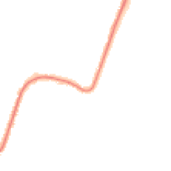 Night-time road noise heatmap for RM12 6UB