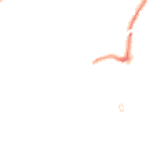 Night-time road noise heatmap for RM2 5UP