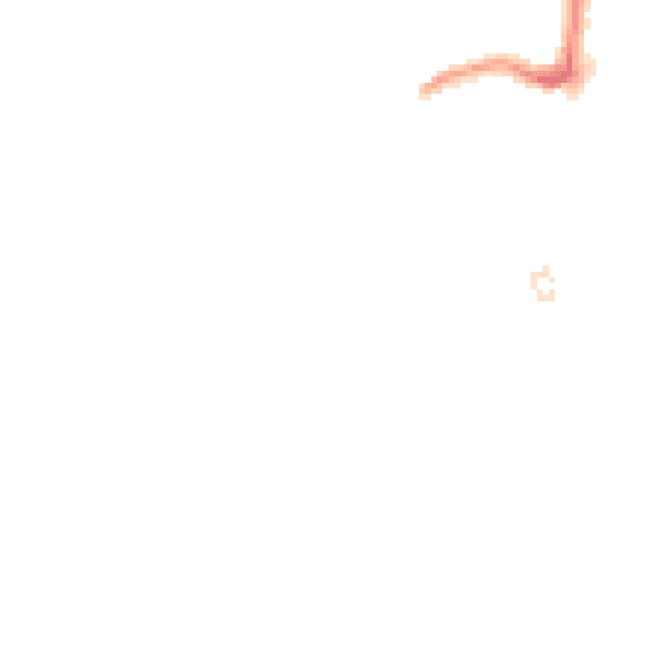 Night-time road noise heatmap for RM2 5XA