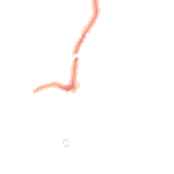 Night-time road noise heatmap for RM2 6DS
