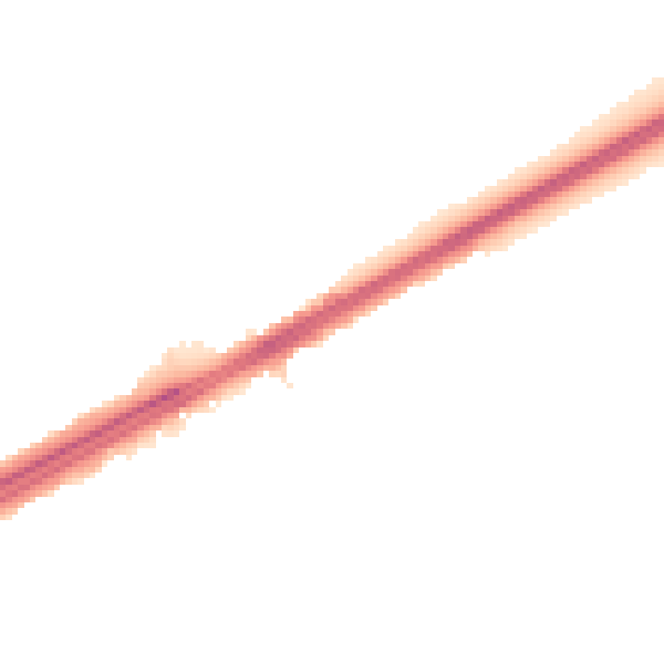Night-time road noise heatmap for RM3 0AQ