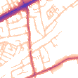 Daytime road noise heatmap for RM3 0BS