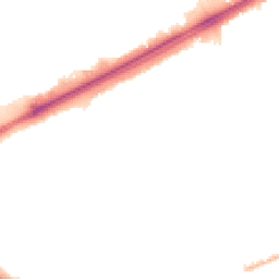 Night-time road noise heatmap for RM3 0DX