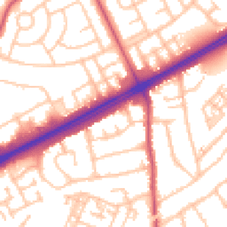 Daytime road noise heatmap for RM3 0ER