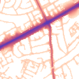 Daytime road noise heatmap for RM3 0ES