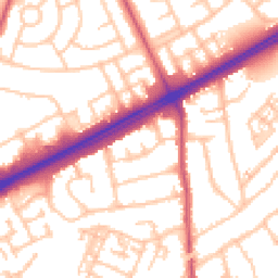 Daytime road noise heatmap for RM3 0ET