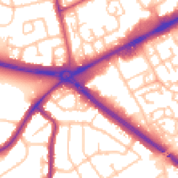 Daytime road noise heatmap for RM3 0EX