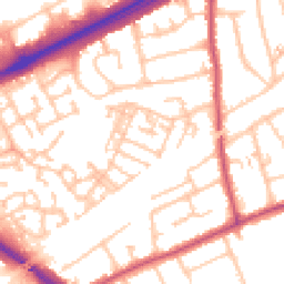 Daytime road noise heatmap for RM3 0FA