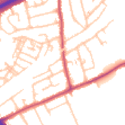 Daytime road noise heatmap for RM3 0FB