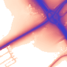Daytime road noise heatmap for RM3 0FF