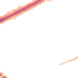 Night-time road noise heatmap for RM3 0LF