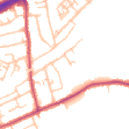 Daytime road noise heatmap for RM3 0RD