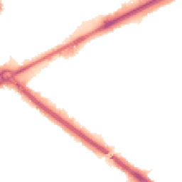 Night-time road noise heatmap for RM3 0WB