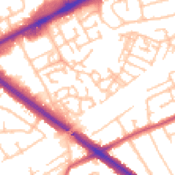 Daytime road noise heatmap for RM3 0WS