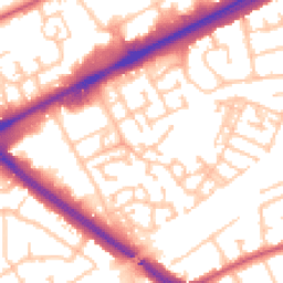 Daytime road noise heatmap for RM3 0WX
