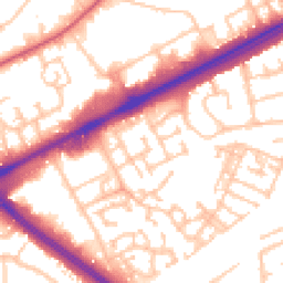 Daytime road noise heatmap for RM3 0XG