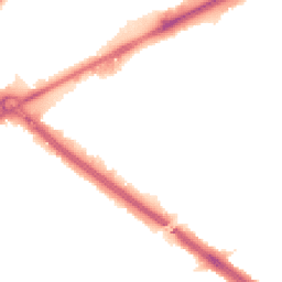 Night-time road noise heatmap for RM3 0ZA