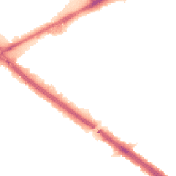 Night-time road noise heatmap for RM3 0ZD