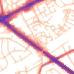 Daytime road noise heatmap for RM3 0ZE